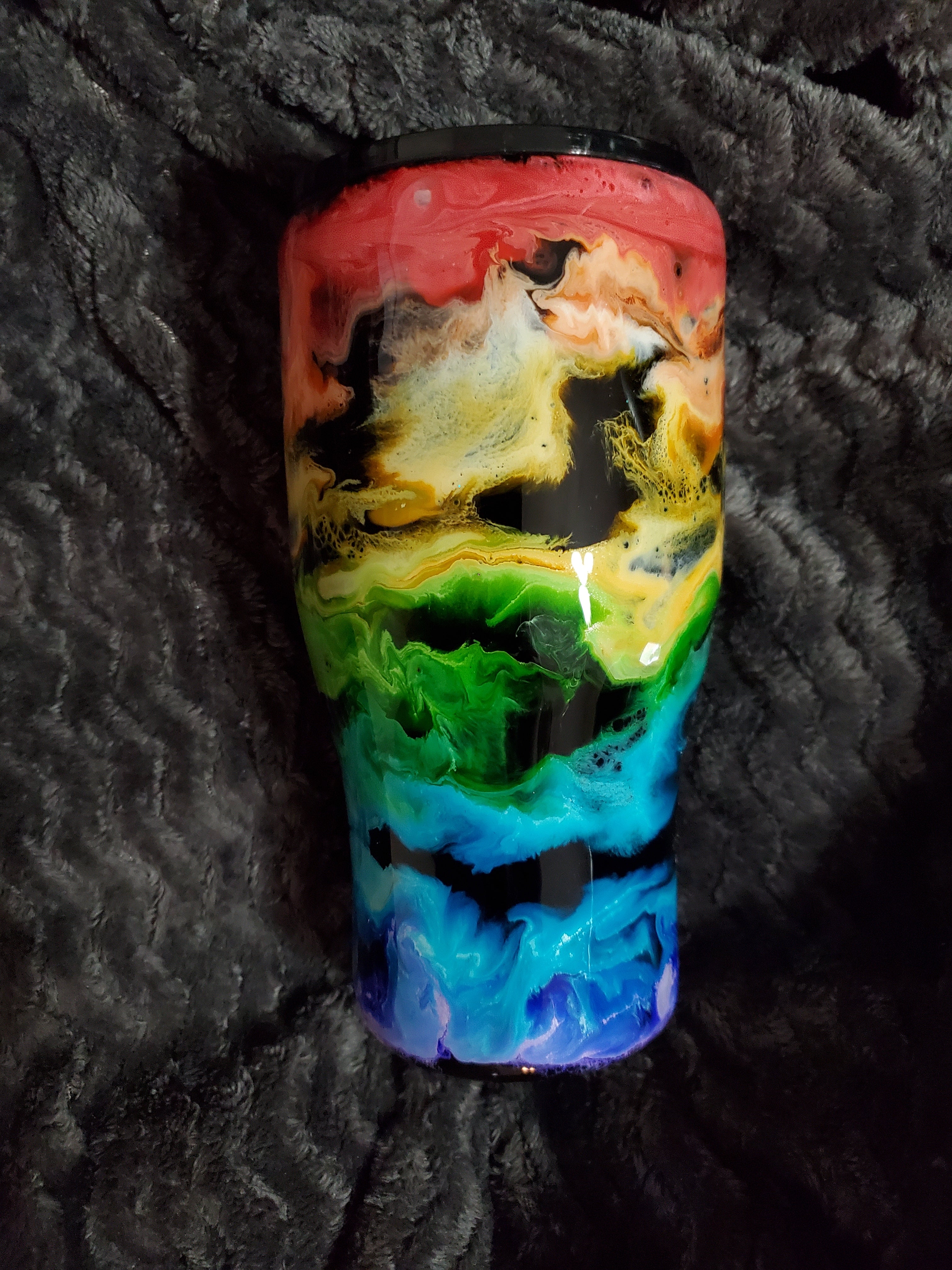 Rainbow Ombre Multi Color Ink Pen