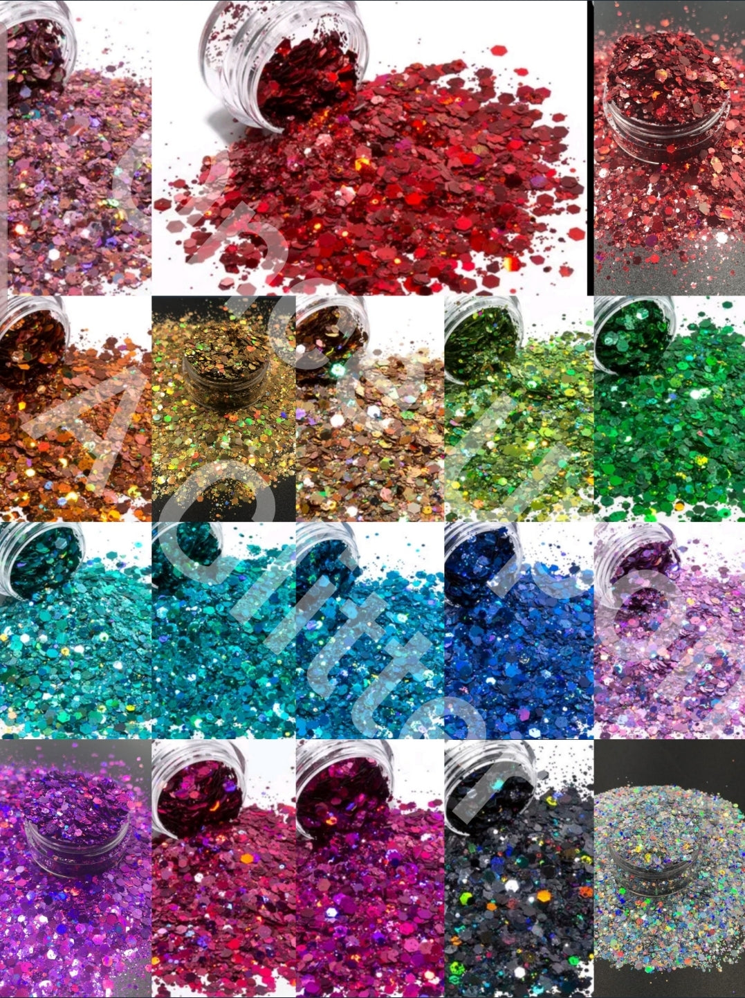 Half mermaid pink Stainless Steel Glitter Tumbler